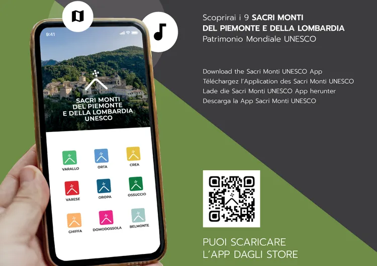 Scarica lAPP ed esplora i SACRI MONTI